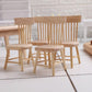 1:12 Scale - Dollhouse Furniture Miniature Dinning Table Set - 1 Dinning Table - 4 Chairs - Wooden Miniature Furniture - Dollhouse Furniture