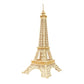 Eiffel Tower Paris DIY Wooden Puzzle Kit - 3D Mechanical Wooden Puzzle Kit - DIY Wooden Puzzle - Wooden Miniature Dollhouse - Eiffel Tower - Rajbharti Crafts