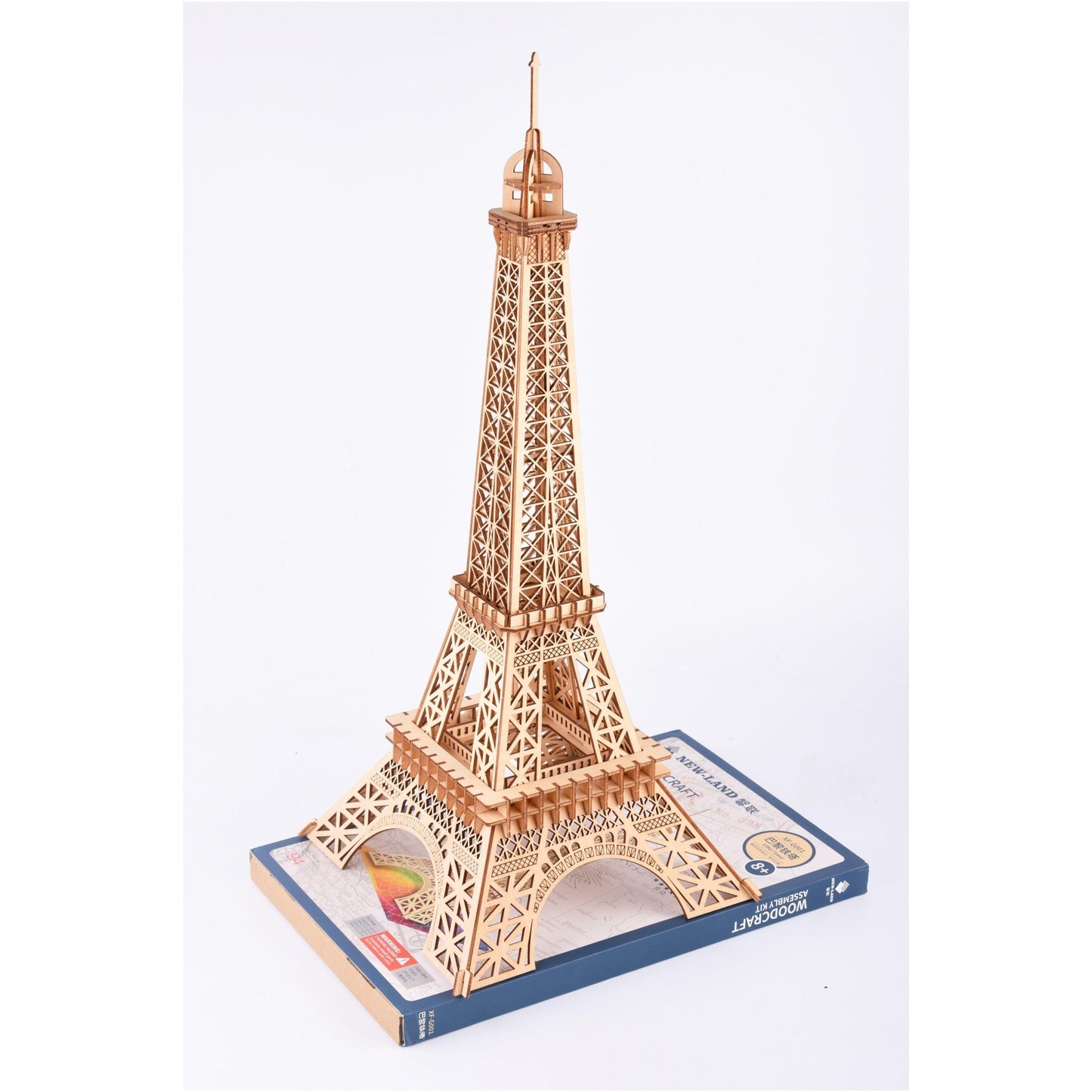 Eiffel Tower Paris DIY Wooden Puzzle Kit - 3D Mechanical Wooden Puzzle Kit - DIY Wooden Puzzle - Wooden Miniature Dollhouse - Eiffel Tower