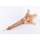 Eiffel Tower Paris DIY Wooden Puzzle Kit - 3D Mechanical Wooden Puzzle Kit - DIY Wooden Puzzle - Wooden Miniature Dollhouse - Eiffel Tower