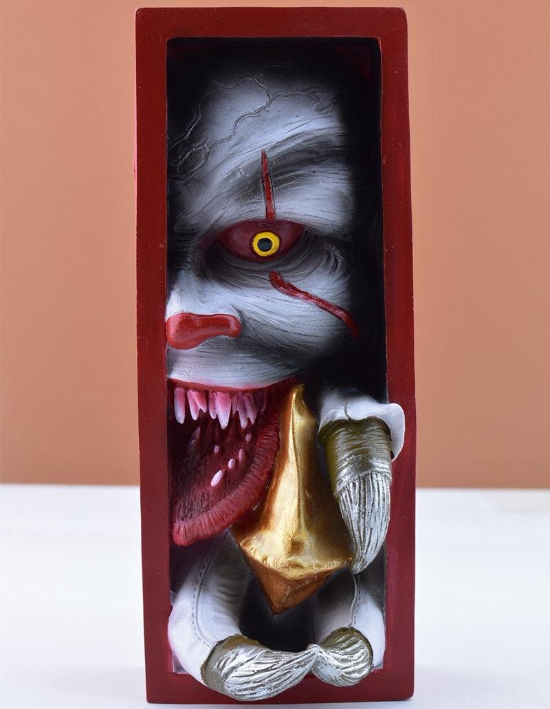 Horror Book Nooks - Monsters Book Shelf Insert - Book Dioramas - Book Scenery - Monster Bookcase - Bookend - Monsters Book Nooks - Pennywise - Rajbharti Crafts