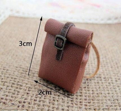 1:12 Scale - Miniature Leather Bags - Dollhouse Accessories - Miniature Bags - Suitcase - Miniature Accessories - Dollhouse Miniature Bags - Rajbharti Crafts