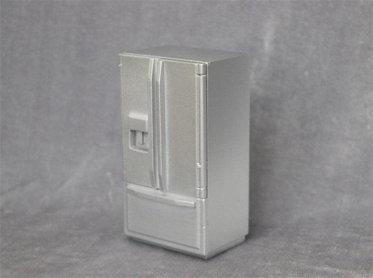 1:12 Scale Miniature Fridge - Miniature Refrigerator - Real Mini Kitchen Scene - Mini Refrigerator - Miniature Freezer - Kitchen Doll House