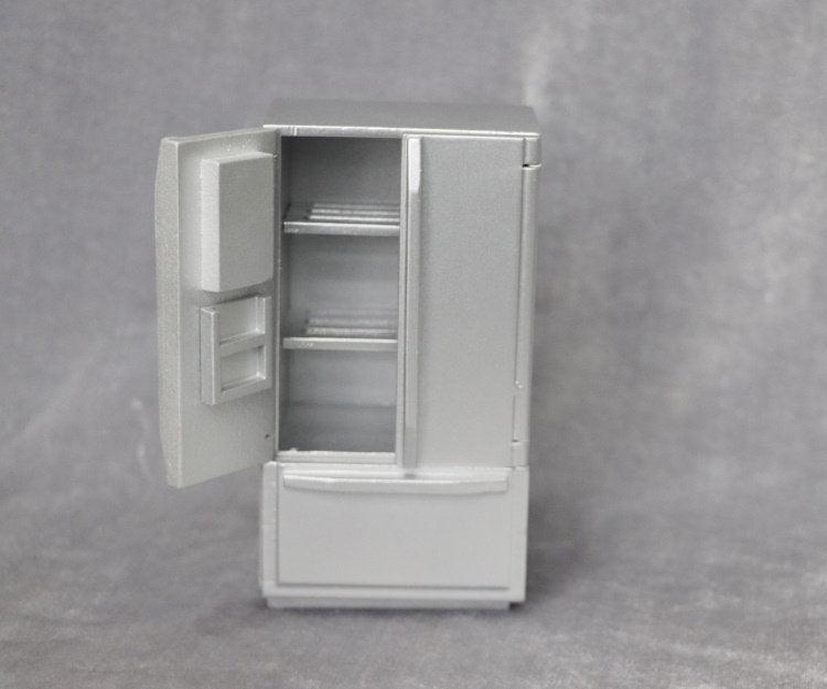 1:12 Scale Miniature Fridge - Miniature Refrigerator - Real Mini Kitchen Scene - Mini Refrigerator - Miniature Freezer - Kitchen Doll House