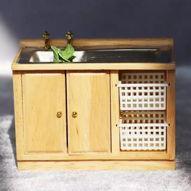 1:12 Scale Miniature Sink - Miniature Wash Basin - Dollhouse Sink - Dollhouse Wash Basin - Mini Sinker - Tiny Kitchen Dolls House