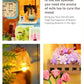 DIY Dollhouse Kit - Lemon Dreamlike - Juice Shop Dollhouse Miniature - Adult Craft - Best Gift - DIY Craft Kit