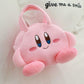 Cute Kirby Bags - Kirby Handbags - New Star Kirby Bag - Kirby Coin Purse - Messenger Bag - Kawaii Bags - Top Handle Bags - Kirby Clutches