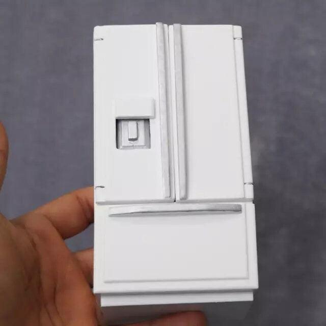 1:12 Scale Miniature Fridge - Miniature Refrigerator - Real Mini Kitchen Scene - Mini Refrigerator - Miniature Freezer - Kitchen Doll House - Rajbharti Crafts