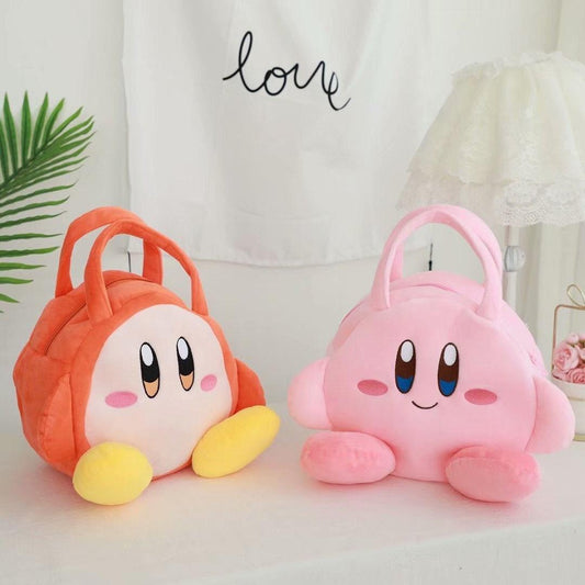 Cute Kirby Bags - Kirby Handbags - New Star Kirby Bag - Kirby Coin Purse - Messenger Bag - Kawaii Bags - Top Handle Bags - Kirby Clutches