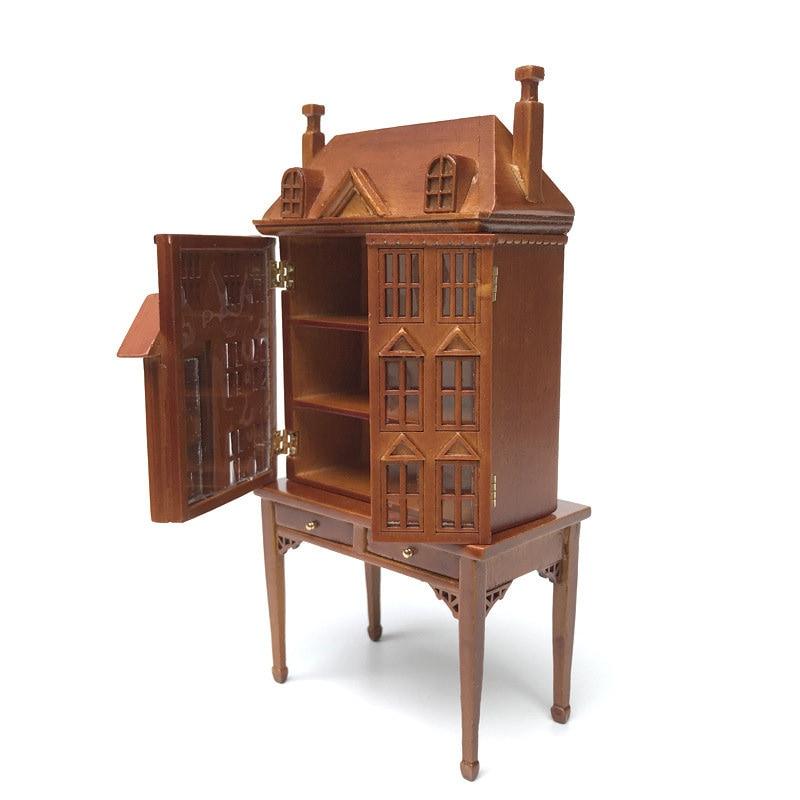 1:12 Dollhouse Cabinet Buffet Showcase Model - Miniature Maitland Smith Dollhouse Bar Cabinet - Miniature Dollhouse D?cor - Small Dollhouse