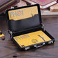1:6 Scale - Dollhouse Miniature Suitcase - Mini Metal Bags - Dollhouse Office Bags - Miniature Trunks With Lock