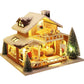 Christmas Dollhouse DIY Dollhouse Kit Christmas Village Miniature