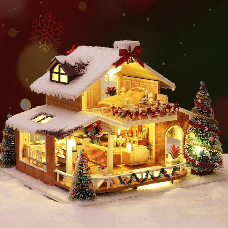 Christmas dollhouse hot sale kit