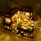 DIY Doll House Kit - Japanese Dollhouse Kit - DIY Japanese Cottage Dollhouse - DIY Doll House Cottage - Miniatures Lotus Ponds Dollhouse