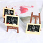 1:12 Scale Miniature Black Board - Miniature Classroom - Miniature Study Board - Mini Teaching Board - Miniature Accessories - Dollhouse