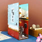 Cats Diary Book Nook - DIY Book Nook Kits Book Doll House Book Shelf Insert Book Scenery Bookends Bookcase with Light Model Building Kit