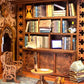 Eternal Bookstore Book Nook - DIY Book Nook Kits - Library Book Shelf Insert Book Shop
