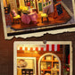 DIY Dollhouse Kit - Book Store Dollhouse - Miniature Library - Miniature Book Shop - Miniature Doll House Kits - Dollhouse Accessories - Rajbharti Crafts
