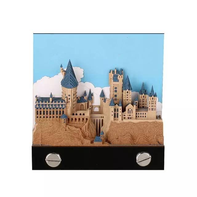 Magic Castle Model Building 3D Note Pad - Creative Memo Pad - Omoshiroi Block