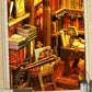 Books Library Book Nook - Eternal Bookstore Book Nook - DIY Book Nook Kits Book Shelf Insert Book Shop Bookends with LED Model Building Kit