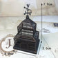 Miniature Bird Cage Dollhouse Bird Cage Snowy Owl Cage Collectables Metal Cage Mini Bird Cage