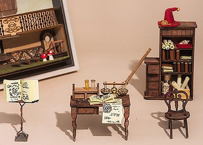 Magic Room Miniature Frame Wizard School Office Miniature Dollhouse Magic School Doll House Potter Heads Birthday Gift Adult Craft - Rajbharti Crafts