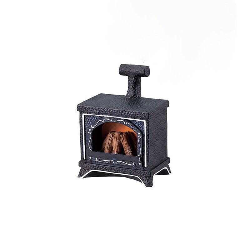 1:12 Scale Miniature Stove - Miniature Furnace - Hearth - Miniature Fireplace - Mini Hearthside - Fireside - Ingle - Chimney - Blade